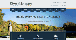 Desktop Screenshot of dixonandjohnston.com